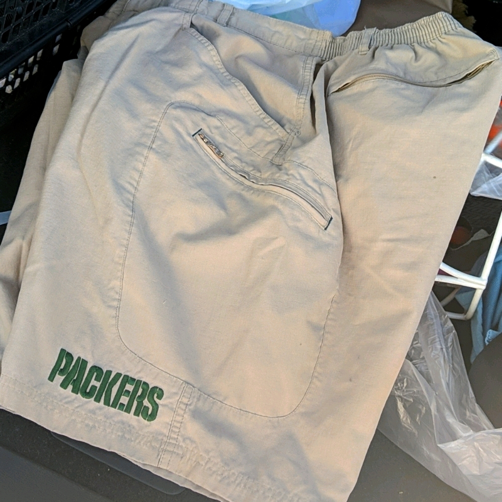 Green Bay Packers Reebok Cargo Shorts